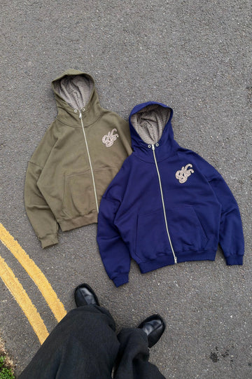 Hammers Zip-Up Navy