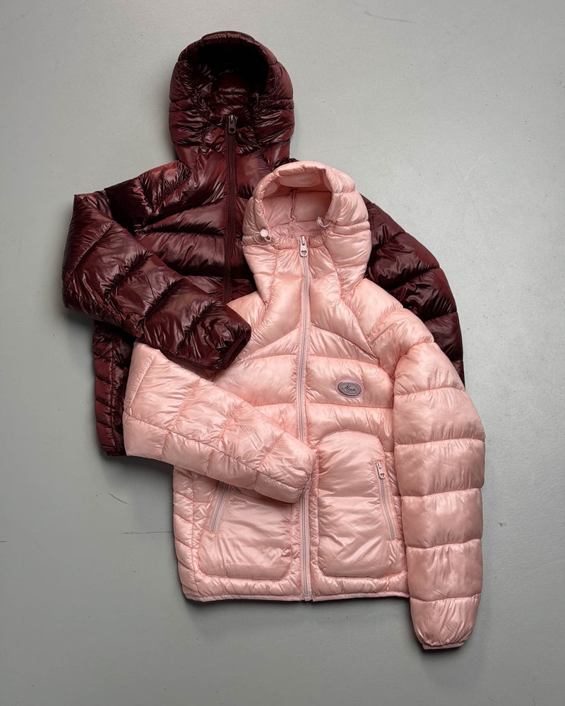 ICONIC PUFFER JACKET BURGUNDY