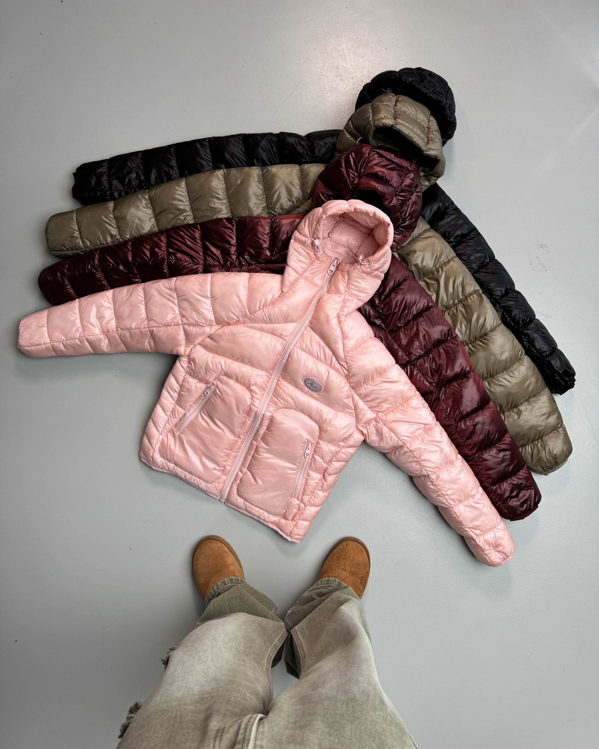ICONIC PUFFER JACKET PINK