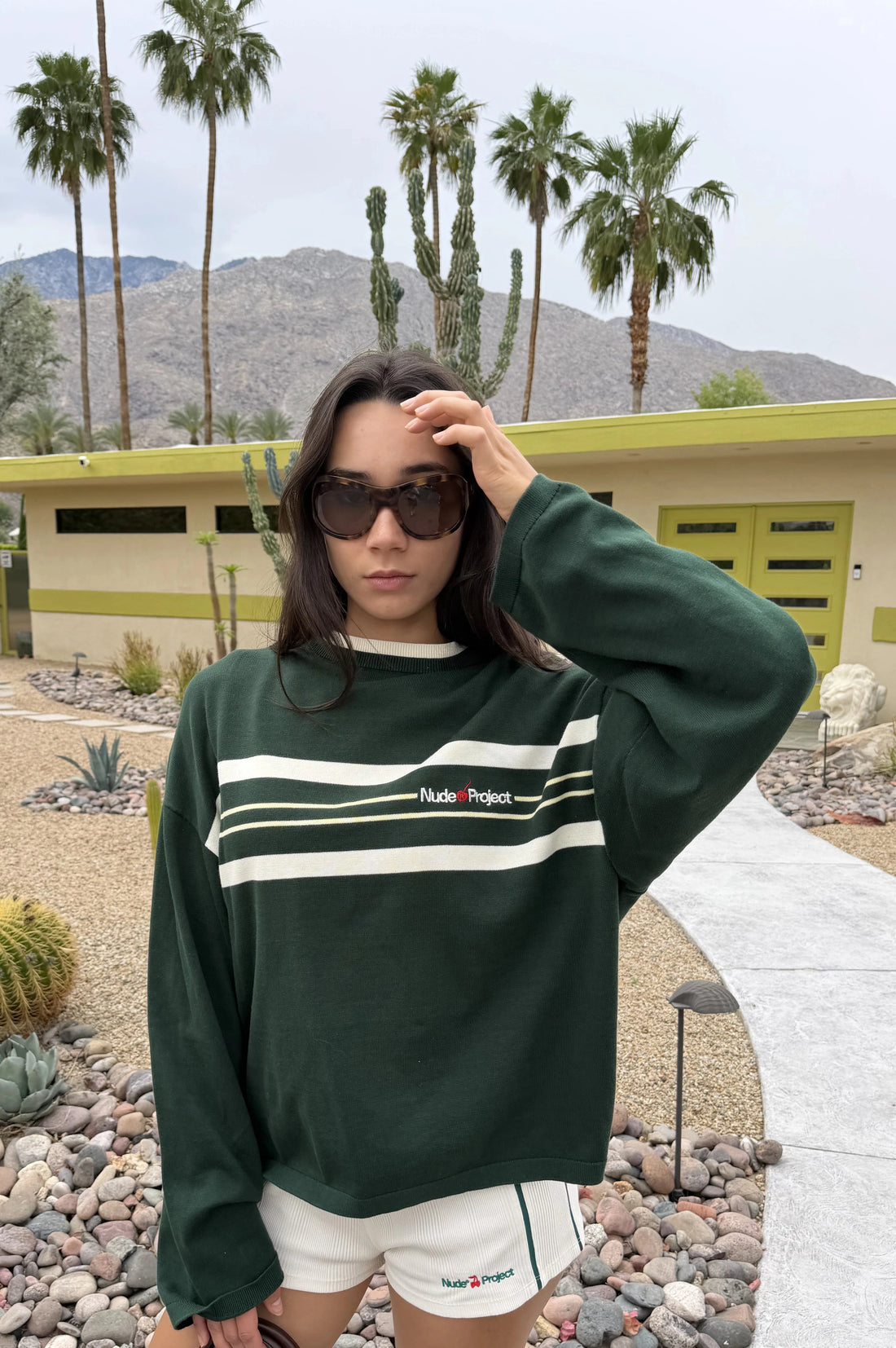 Smith Knit Sweater Green