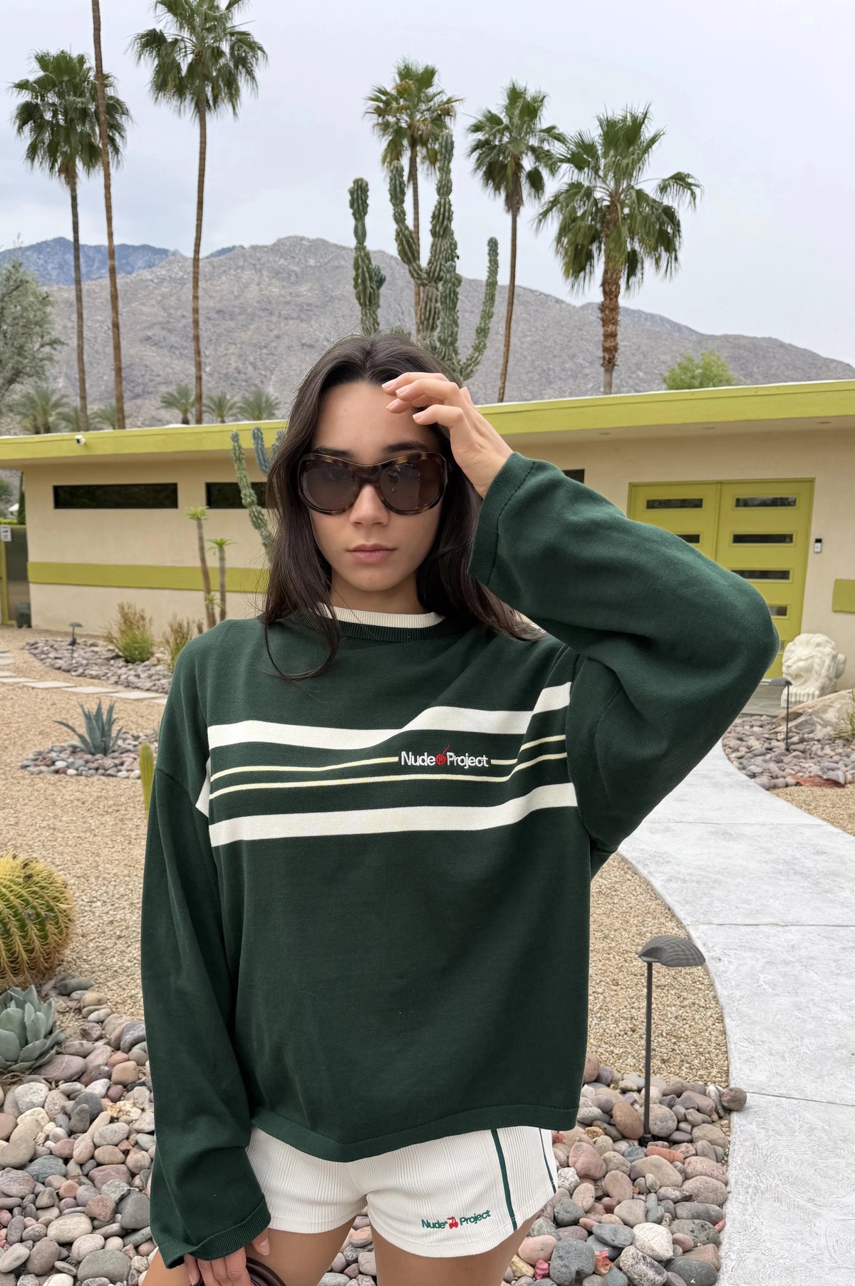 Smith Knit Sweater Green