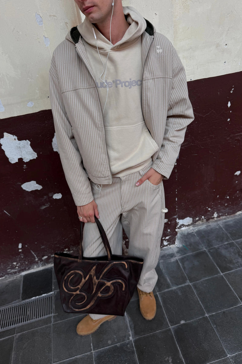 Worker Jacket Canvas Beige