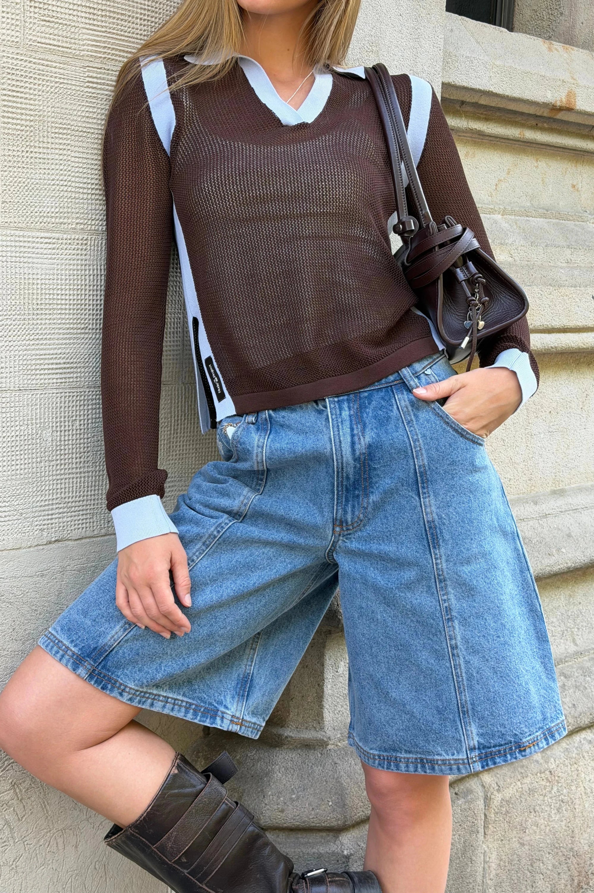 Denim Jorts Blue