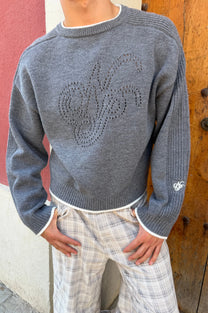 The Employee of the Month Knit Sweater Ash