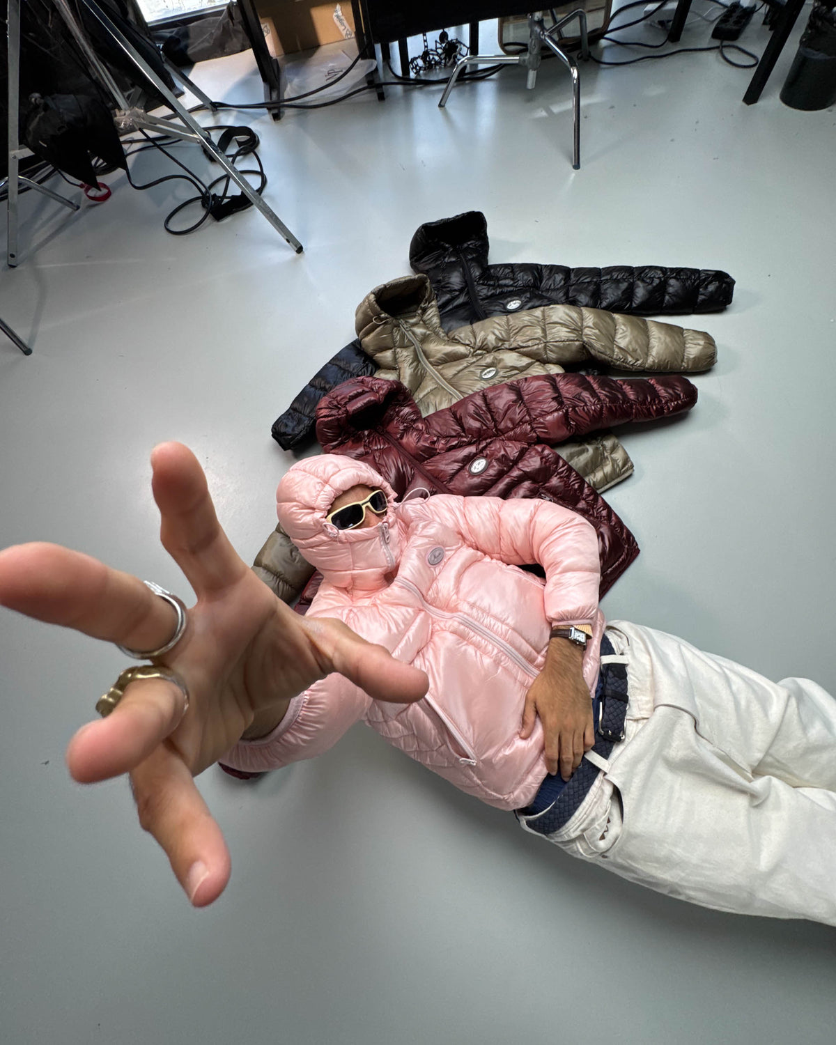 ICONIC PUFFER JACKET PINK