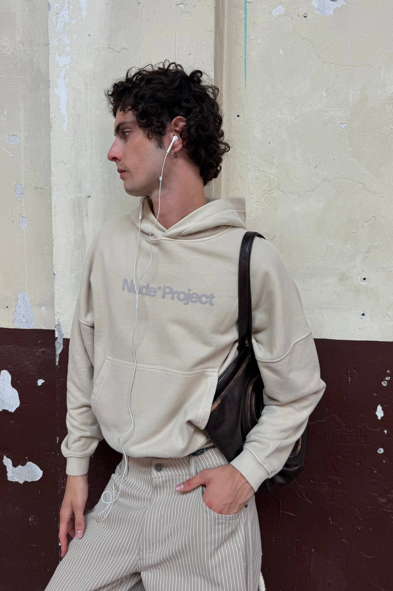 Box Logo Hoodie Ivory