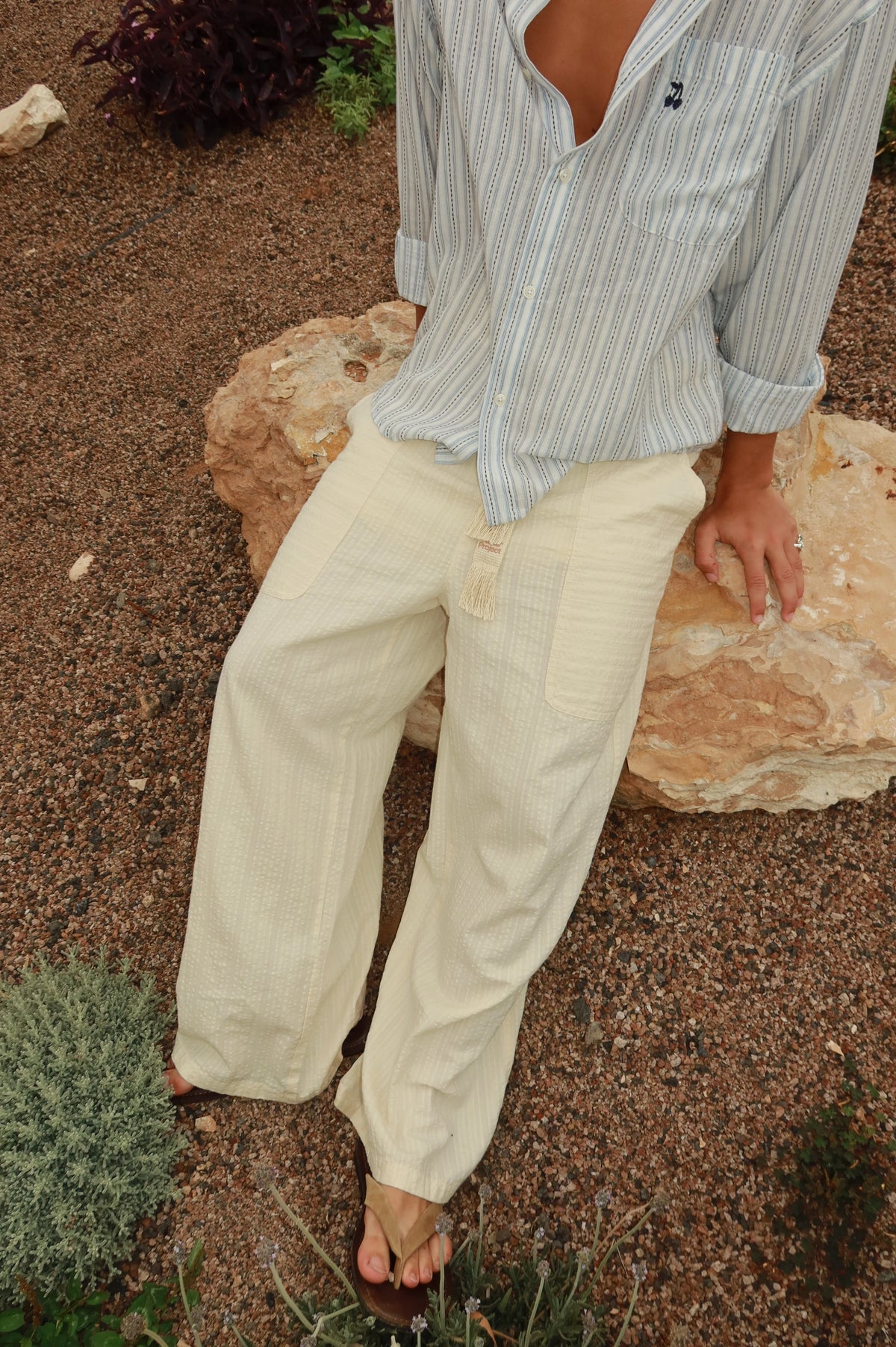 Formentera Pants Ivory