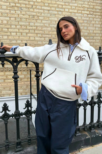Teddy Quarter-Zip Marshmallow