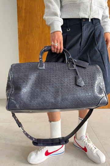 Metal Barrel Bag Navy