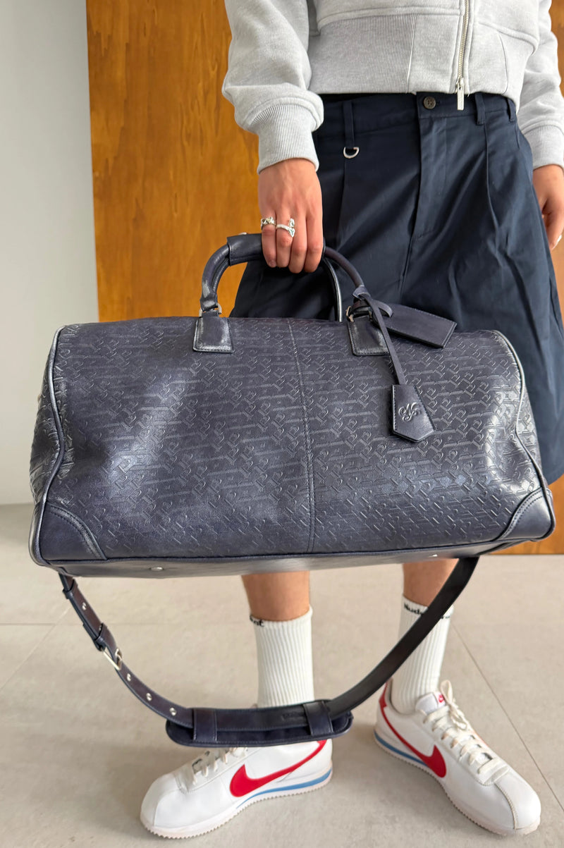 Metal Barrel Bag Navy