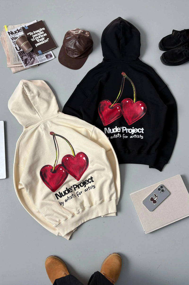 Sudadera Juicy Cherry Blanco Crema