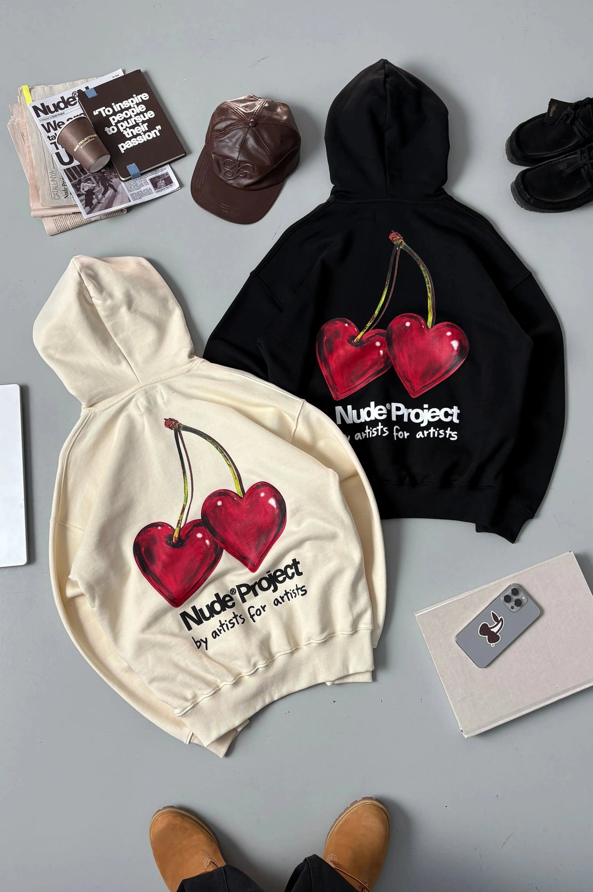 Sudadera Juicy Cherry Negra
