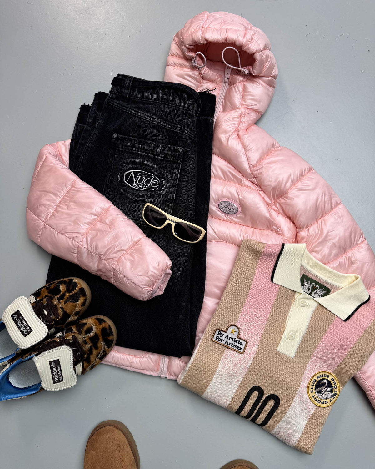 ICONIC PUFFER JACKET PINK