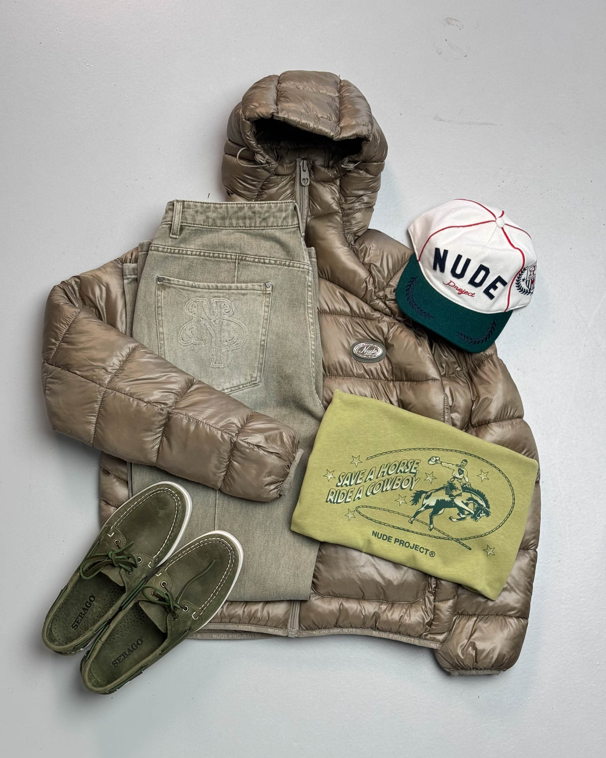 Iconic Puffer Jacket Olive Green