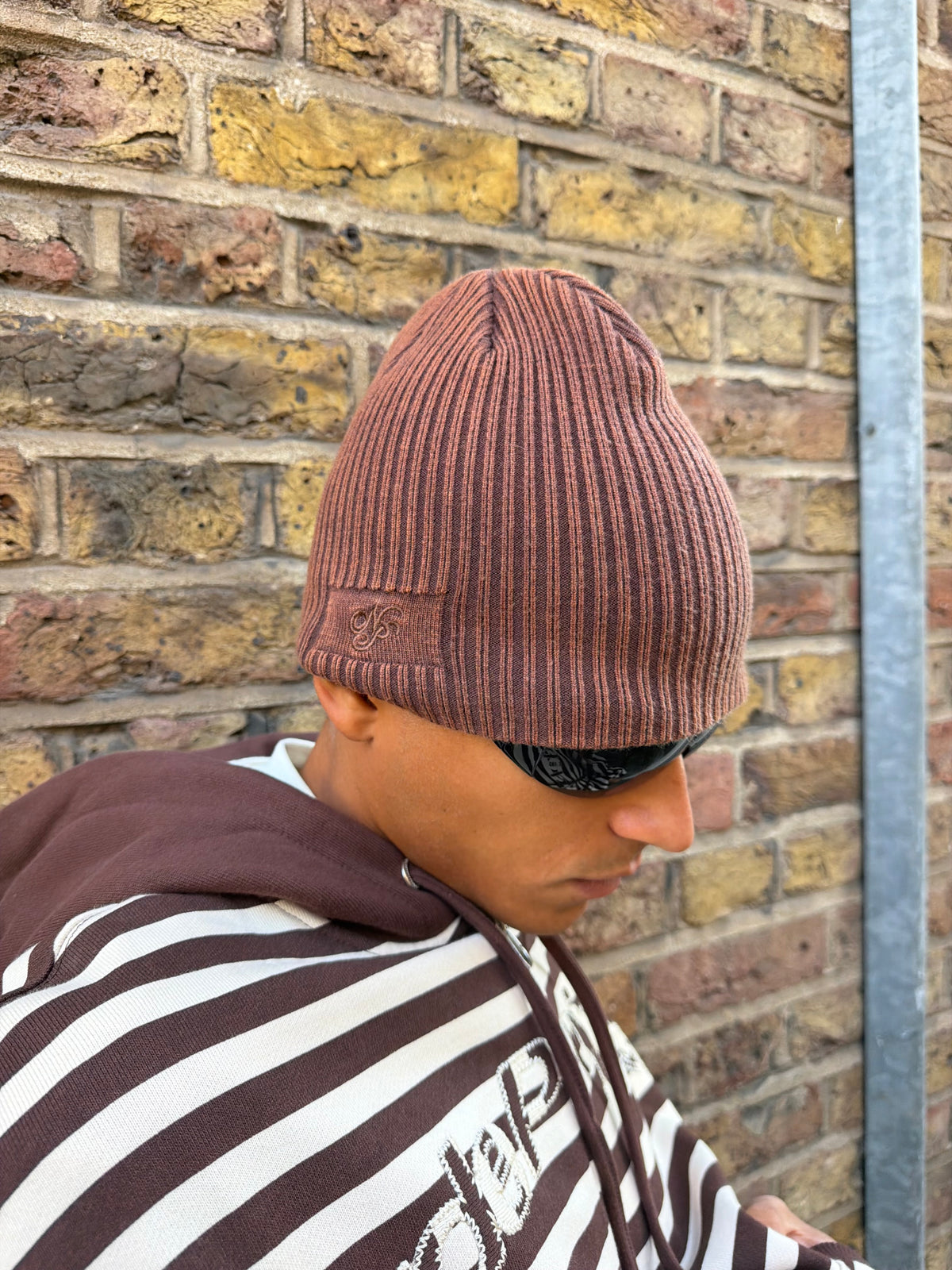 Miso Condom Beanie Brown