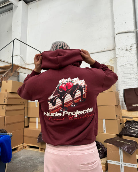 La Tarte Hoodie Burgundy