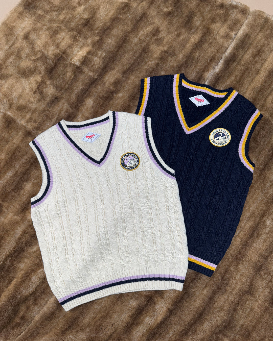 Sunday Knit Vest Blue