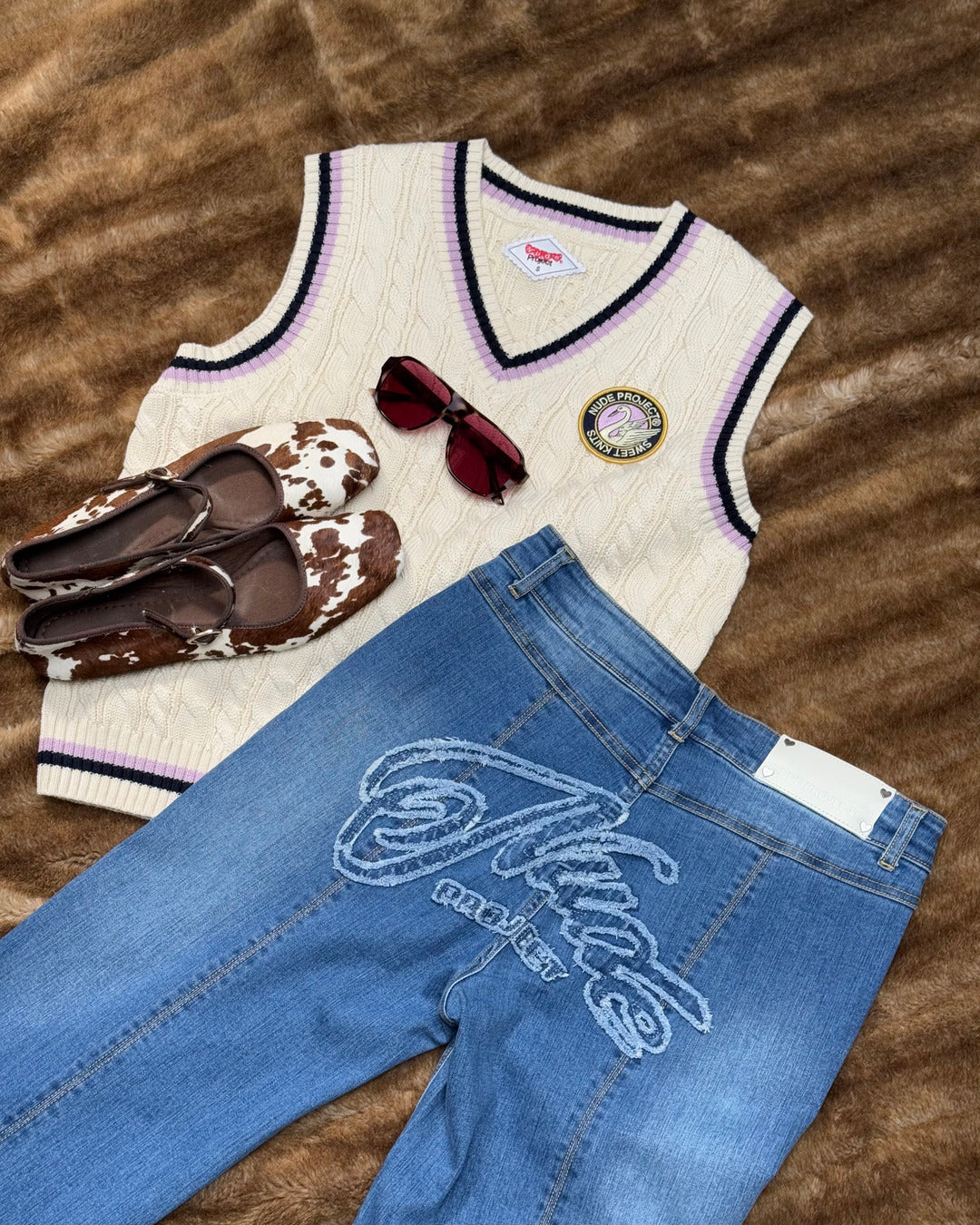 Sunday Knit Vest Marshmallow