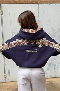 Beast Zip-Up Hoodie Navy