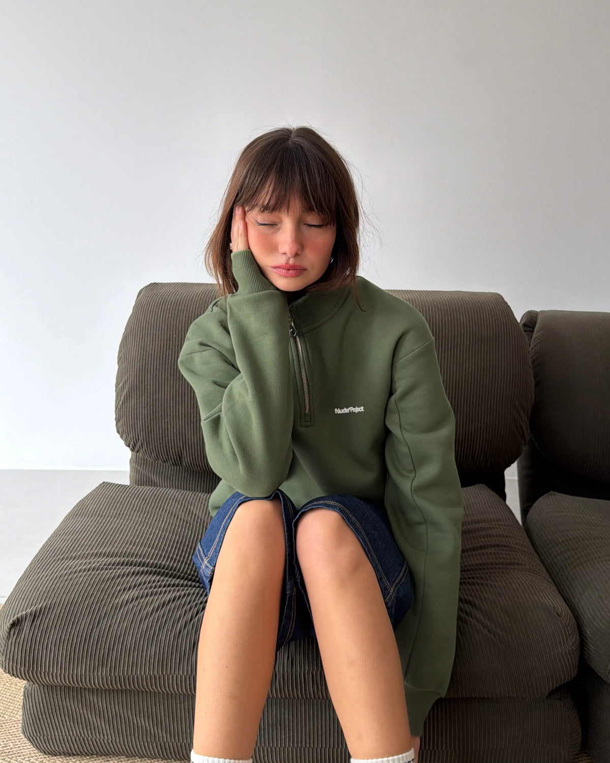 Origins Quarter-Zip Green