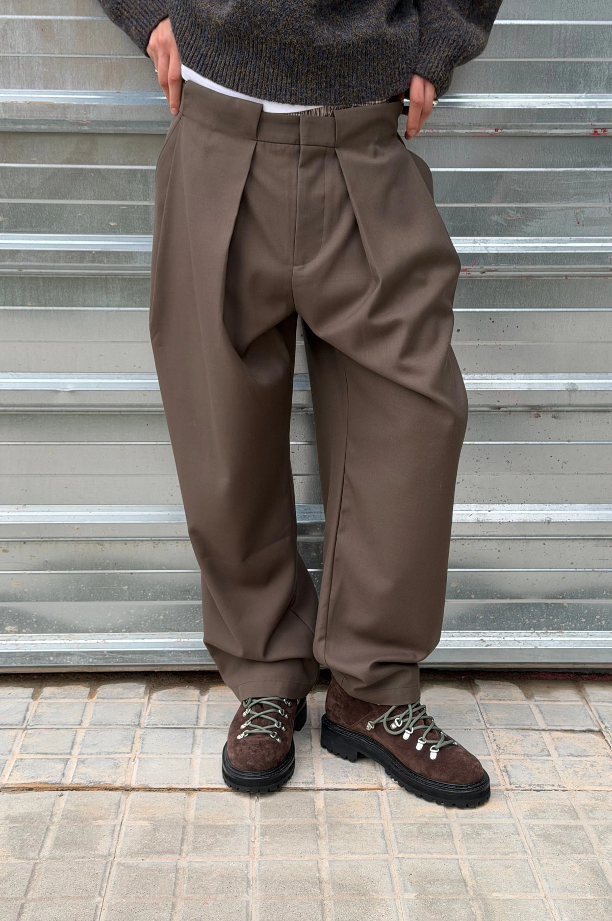 Louvre Tailoring Pants Brown