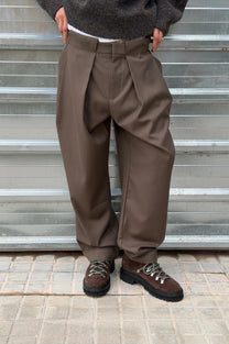 Louvre Tailoring Pants Brown