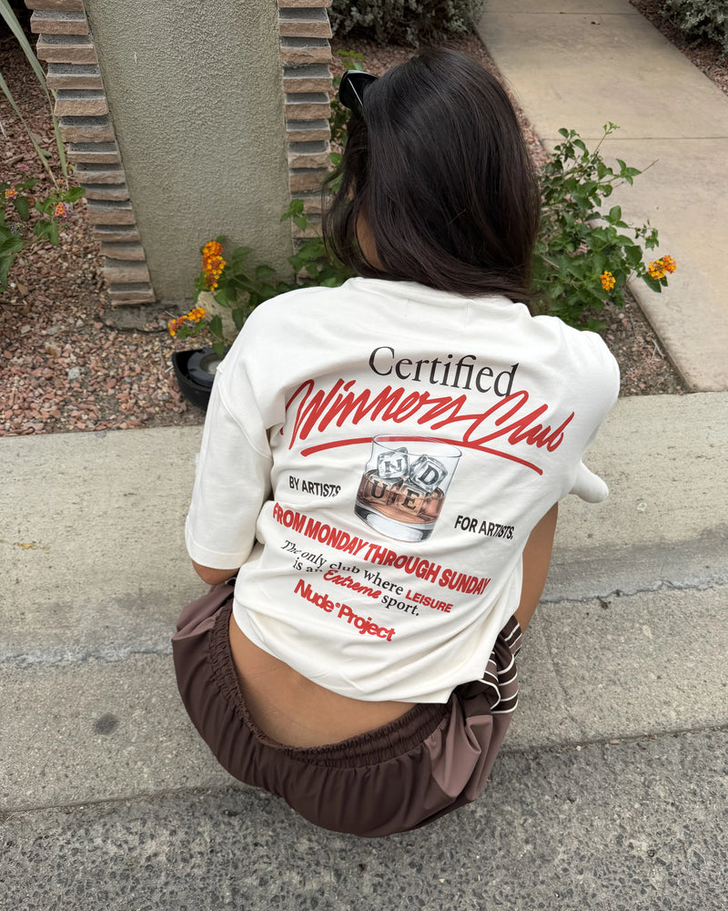 Winners Club Tee Ivory