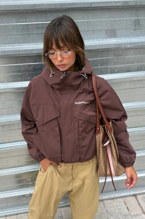 Windbreaker Jacket Brown