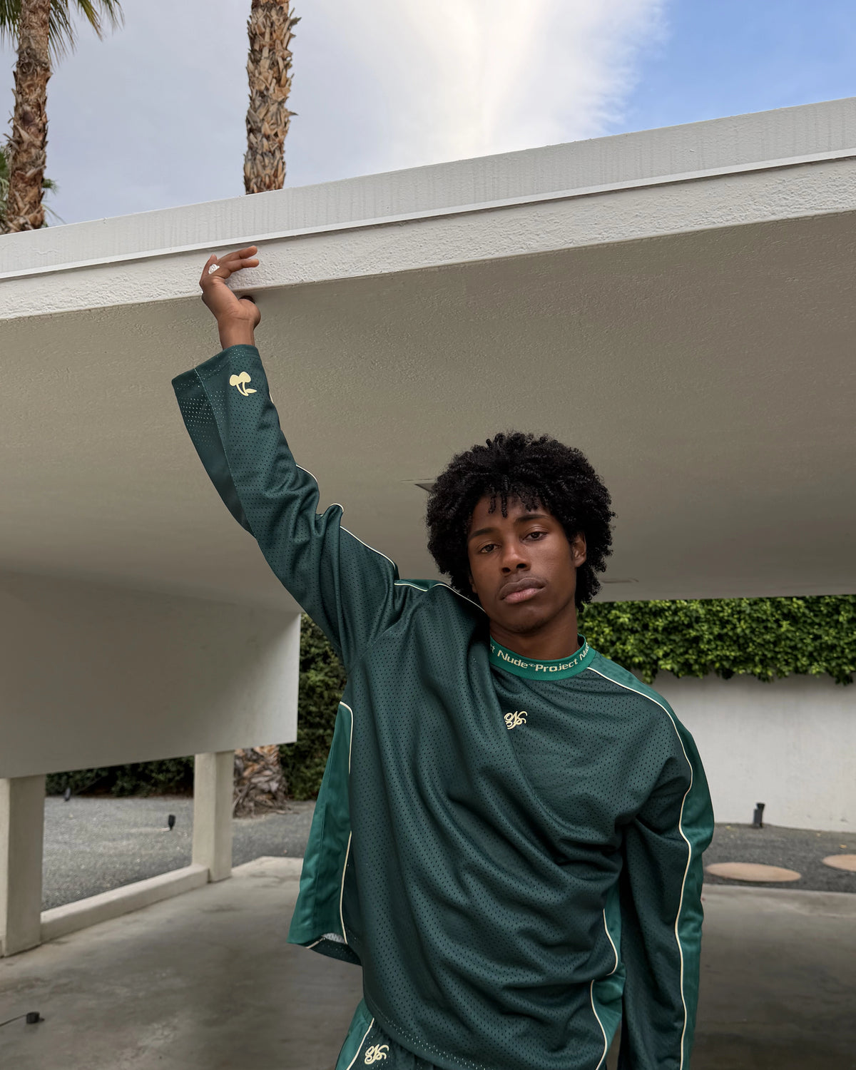 Sonic Long-Sleeve Mesh Tee