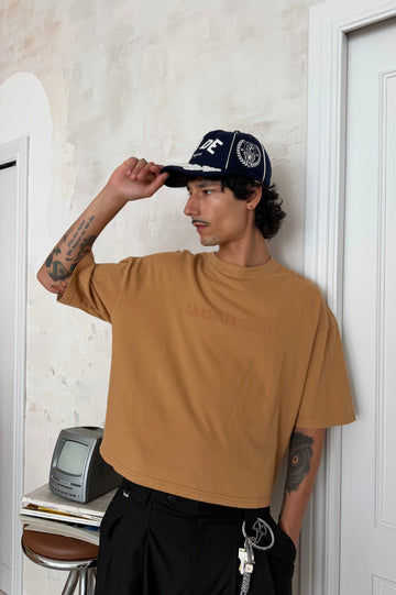 Box Logo Tee Brown