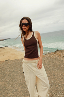 Cady Tank Top Brown
