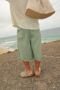 Raw Edge Denim Jorts