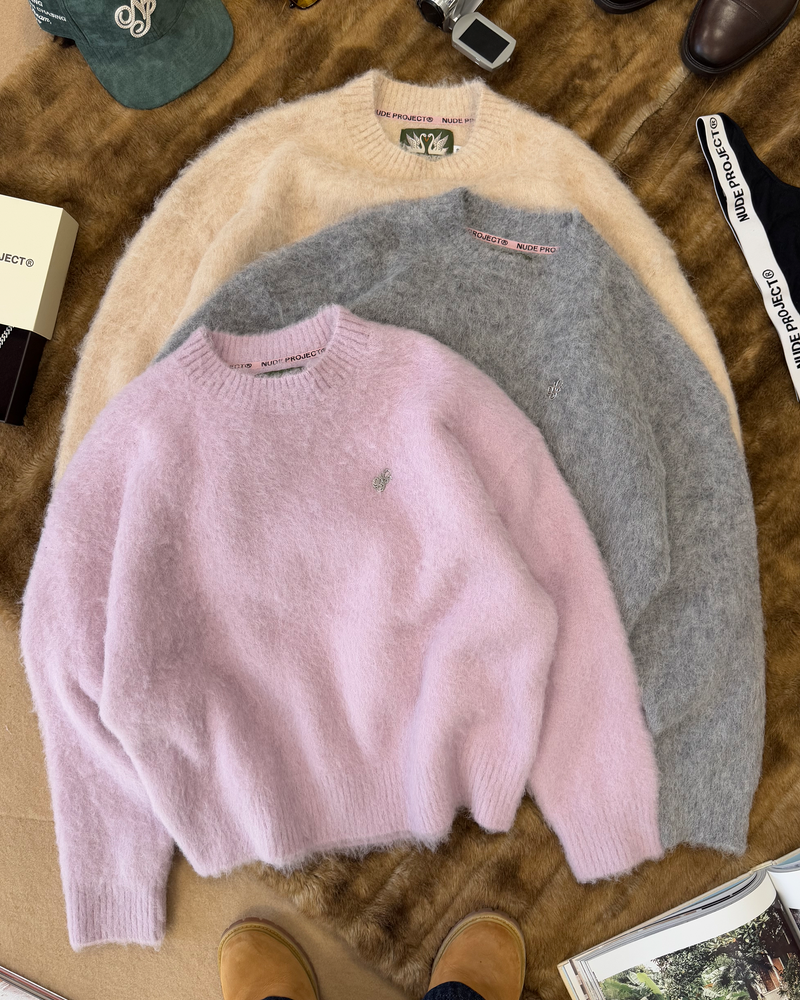 PREMIUM ALPACA SWEATER GREY