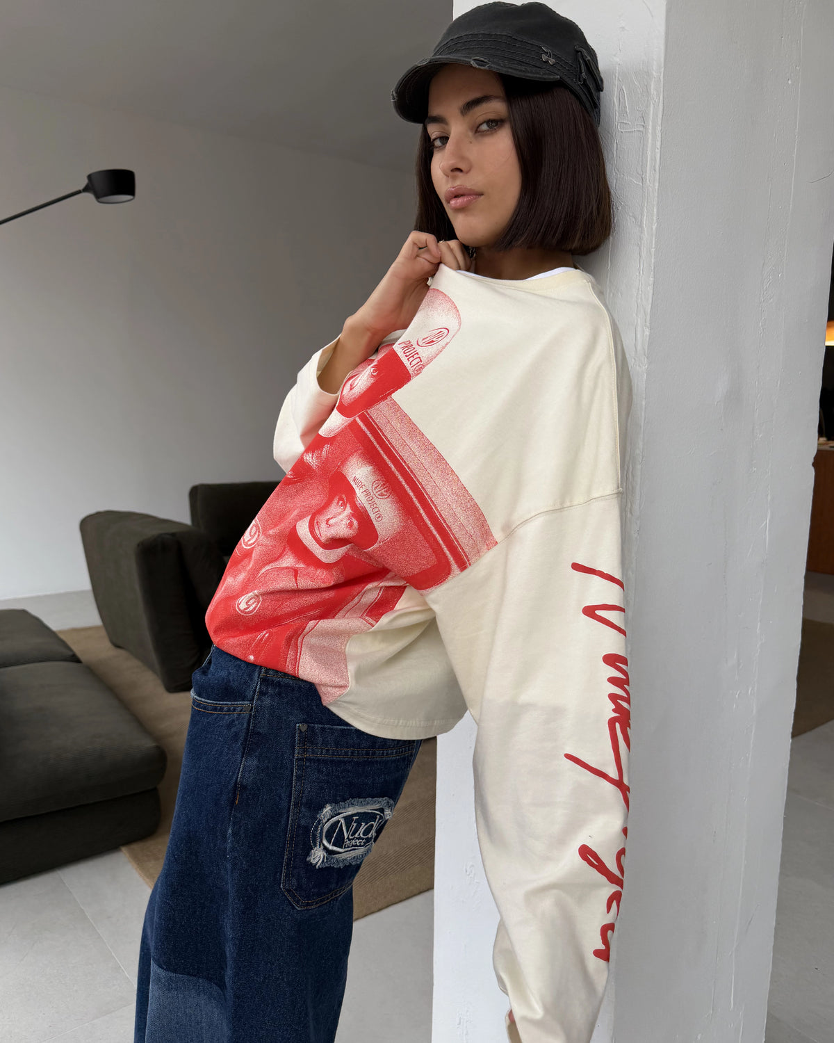 Rally Long-Sleeve Tee Red