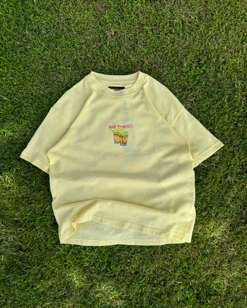 TEQUILA TEE PALE YELLOW