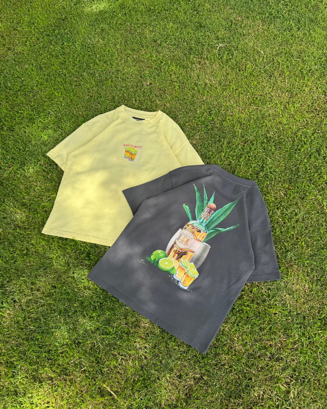 Camiseta Tequila Gris Oscuro