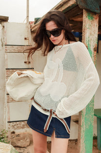 Cerise Knit Sweater