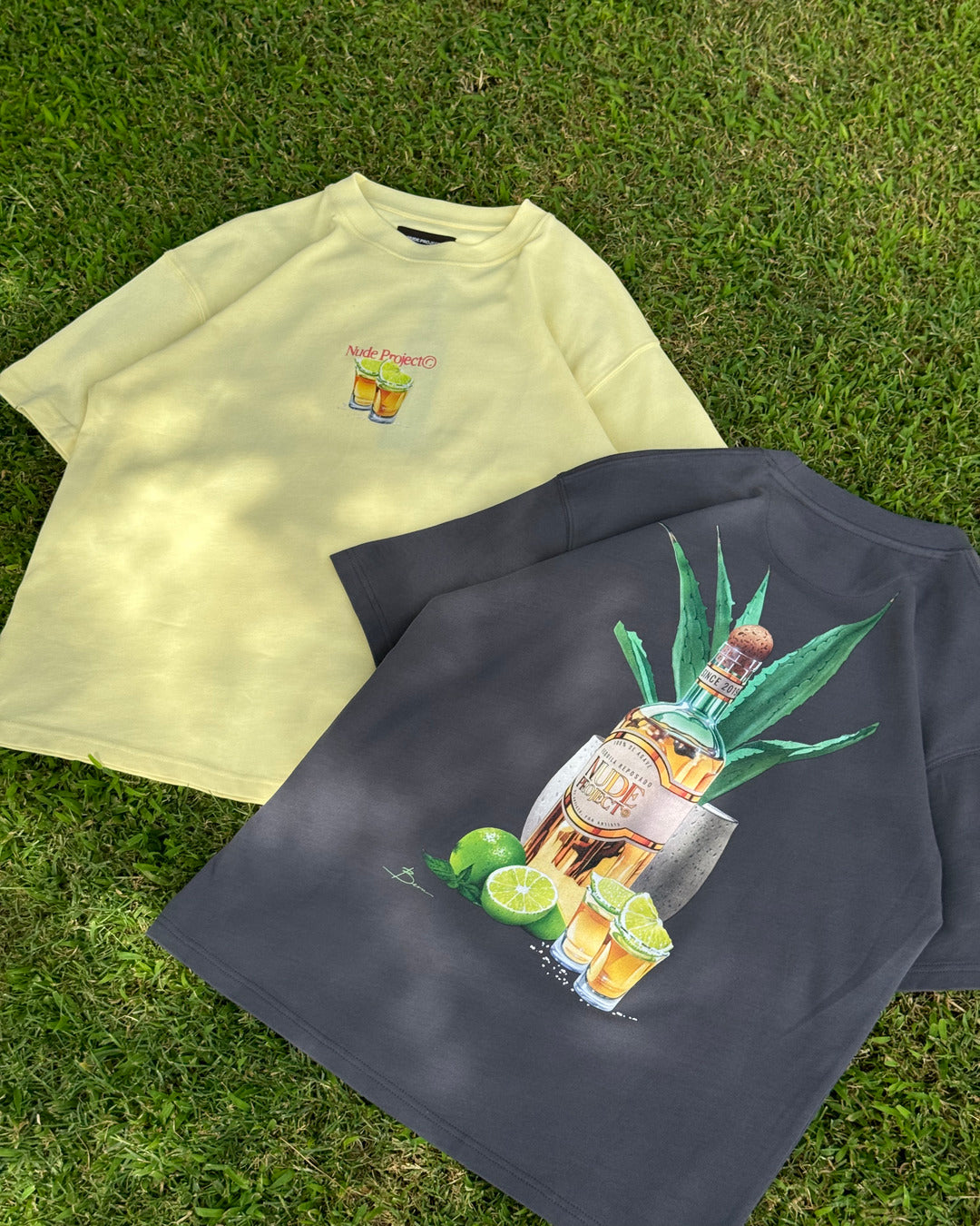 Camiseta Tequila Gris Oscuro