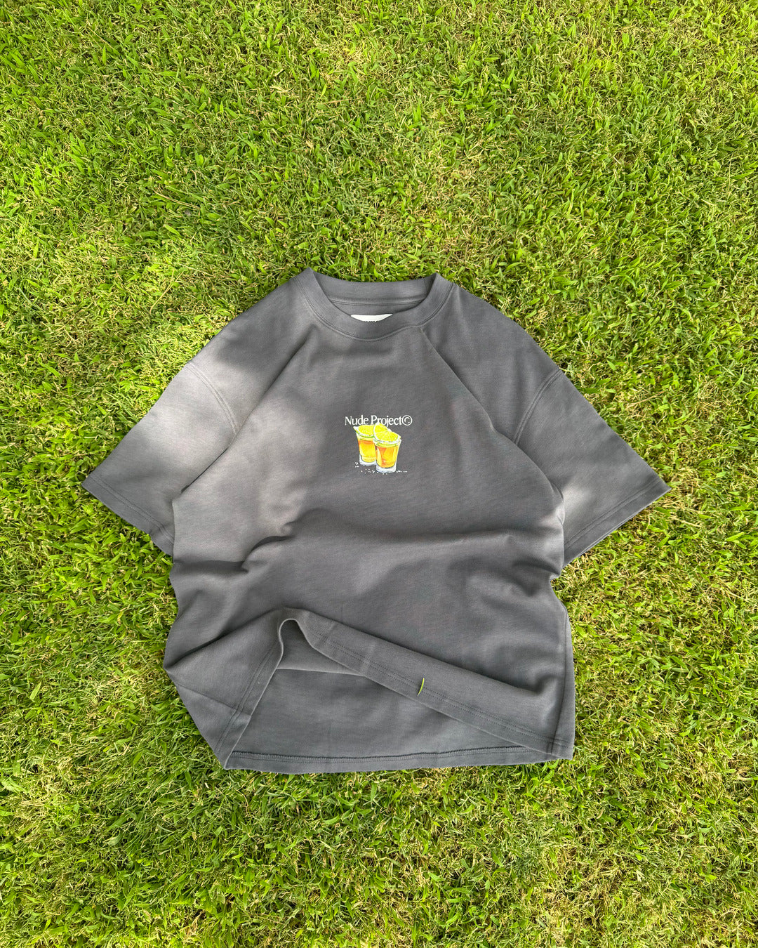 Camiseta Tequila Gris Oscuro