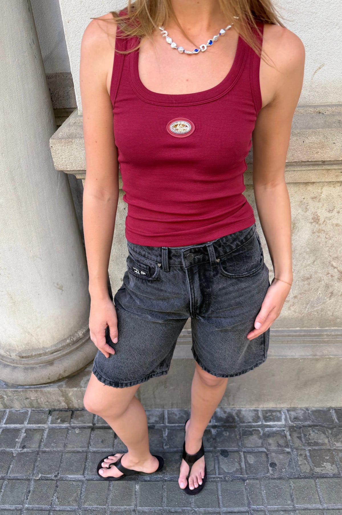 Sophisticated Pleasure Tank Top Burgundy