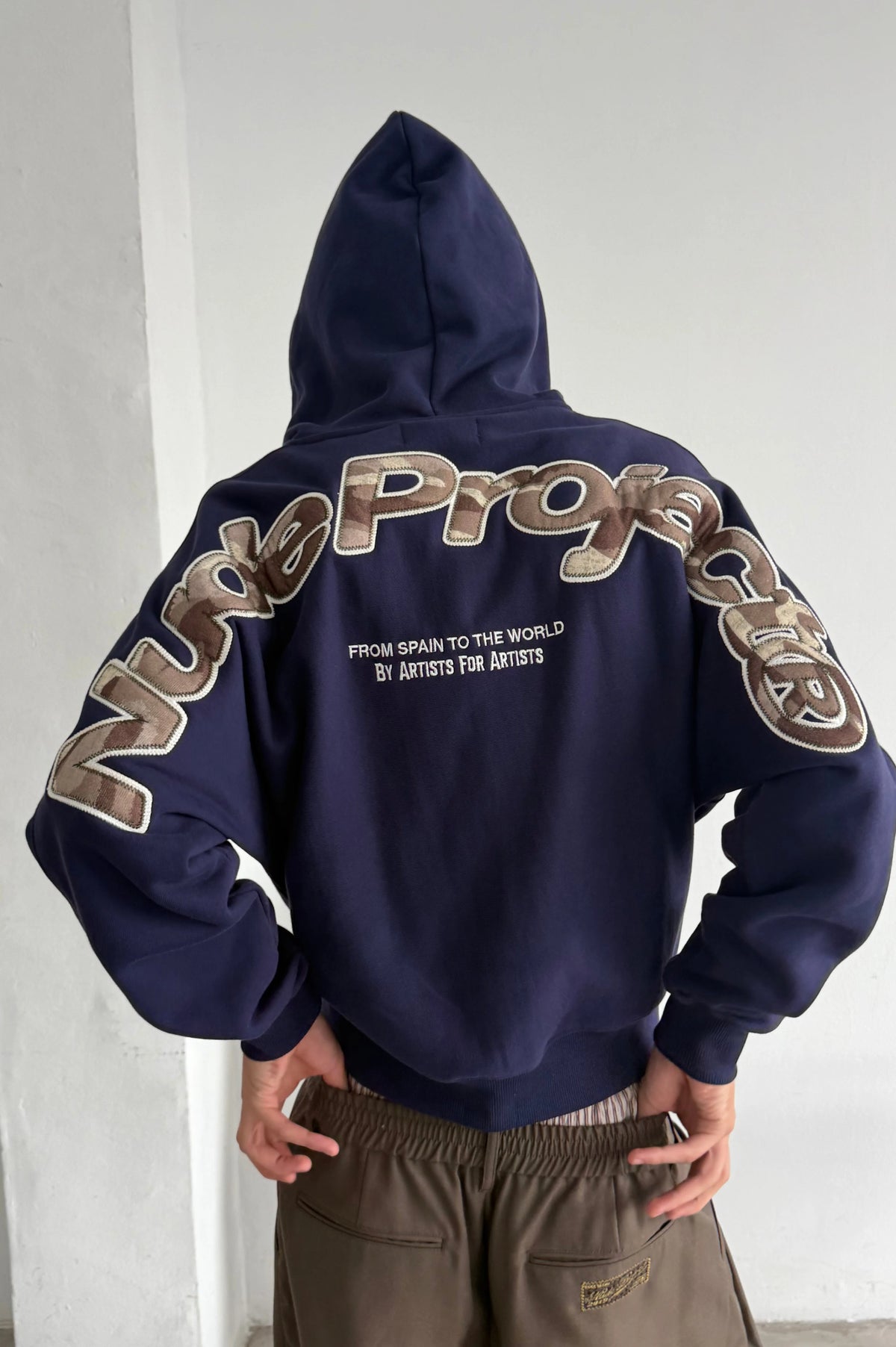 Beast Zip-Up Hoodie Navy