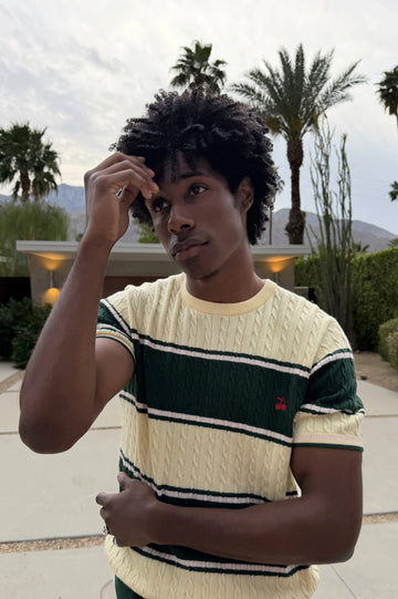 Costa Knit Tee Green
