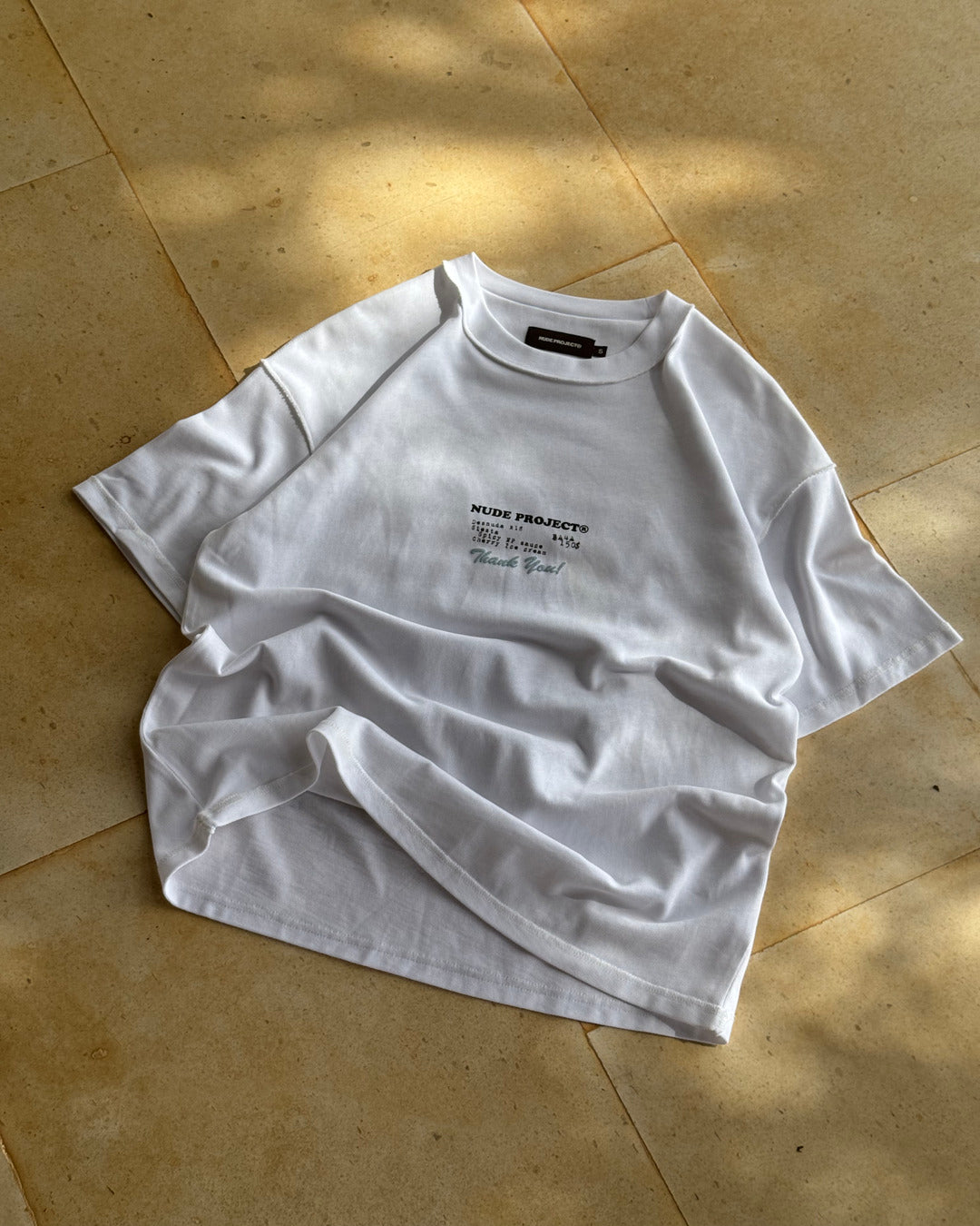 FUCK NORMAL TEE WHITE OLD