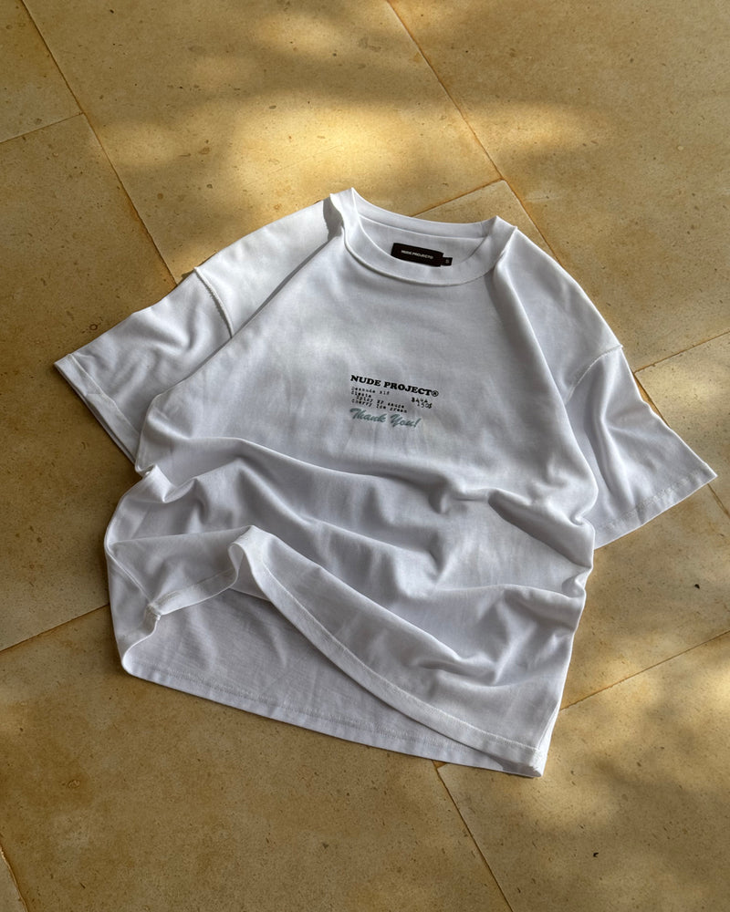 FUCK NORMAL TEE WHITE