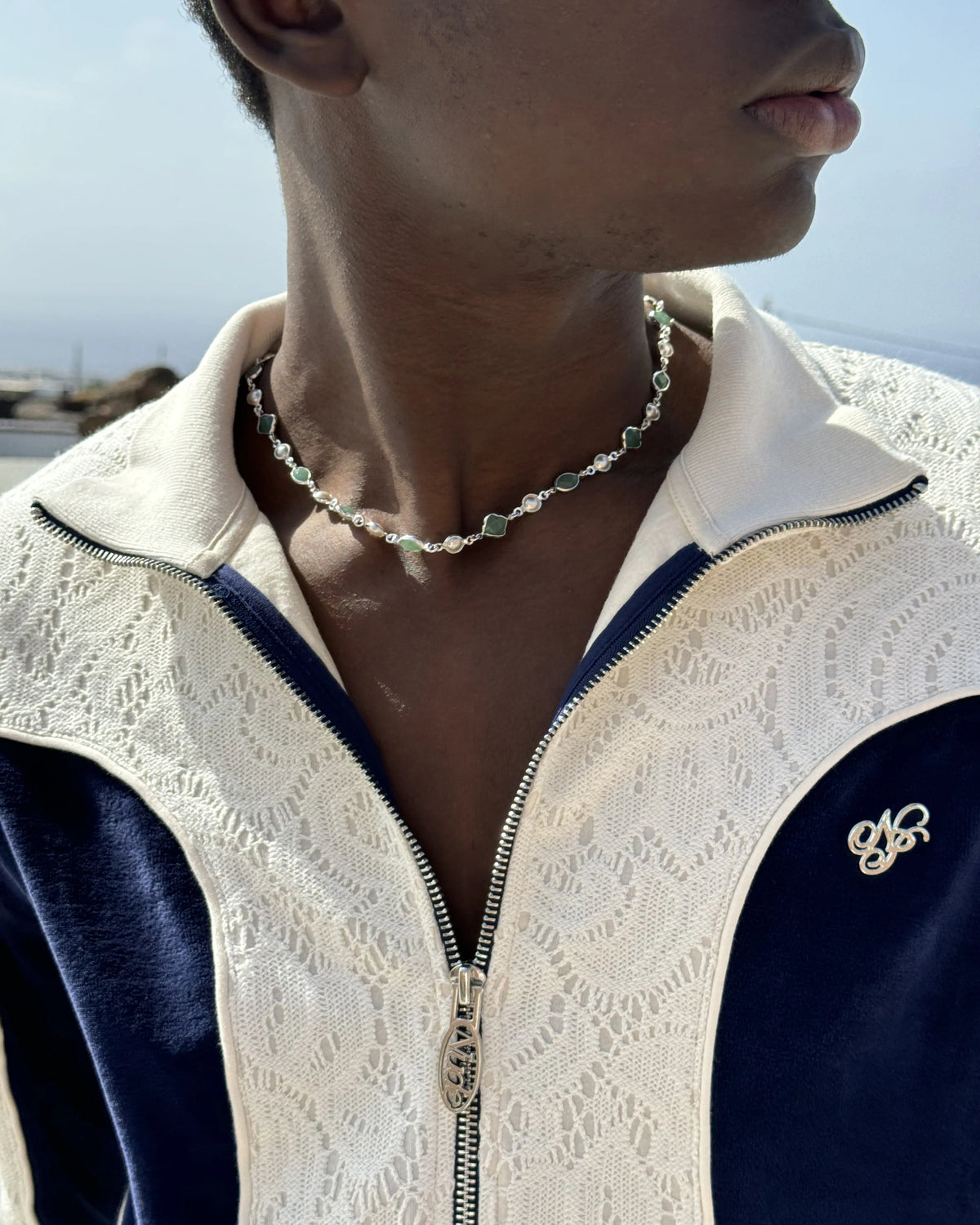 Palmas Necklace Green