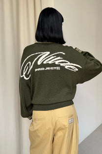 The Consultant Quarter-Zip Knit Green