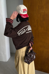 The Consultant Quarter-Zip Knit Brown