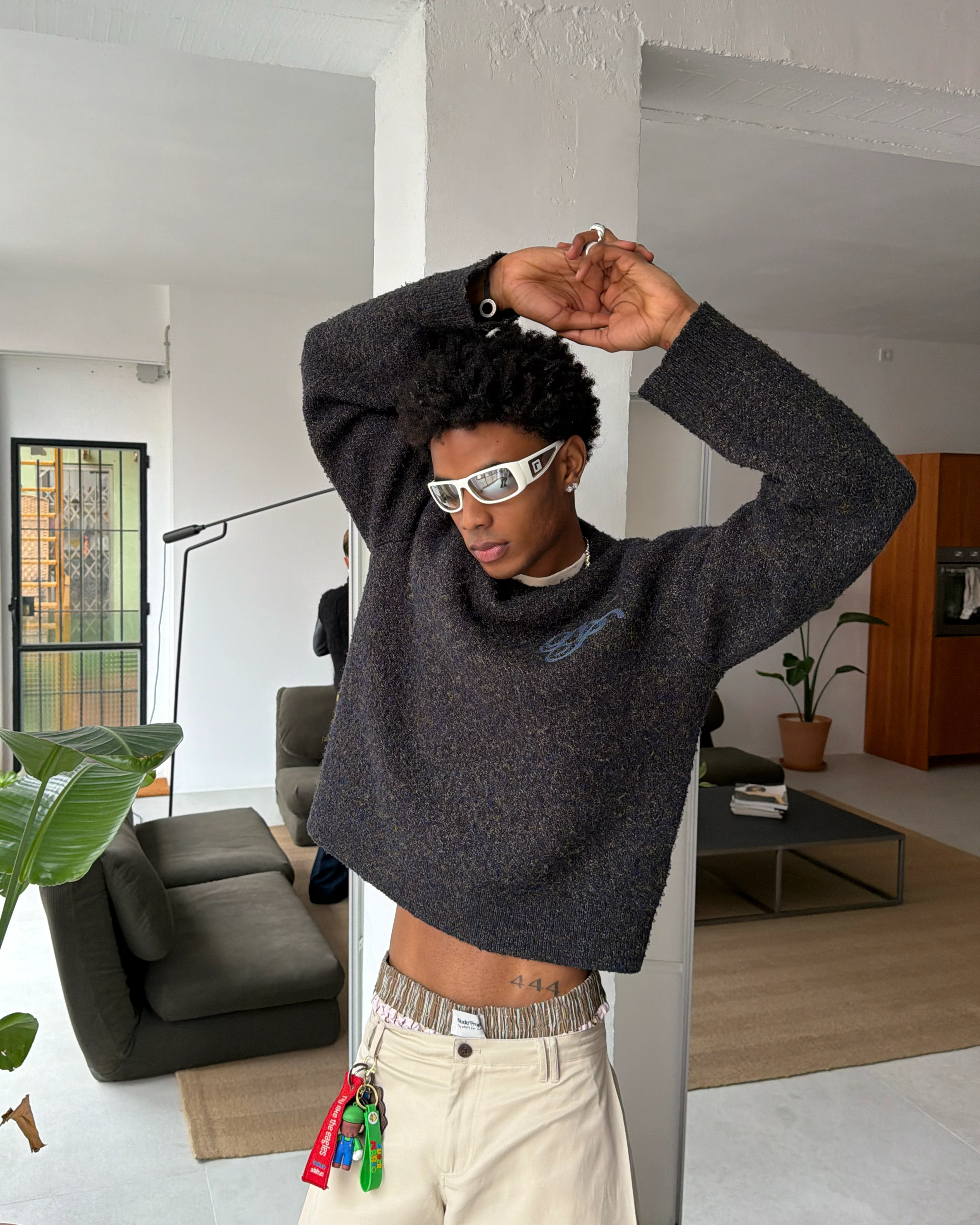 Le Marais Knit Sweater Ash – Nude Project Le Marais Knit Sweater Ash – Nude Project