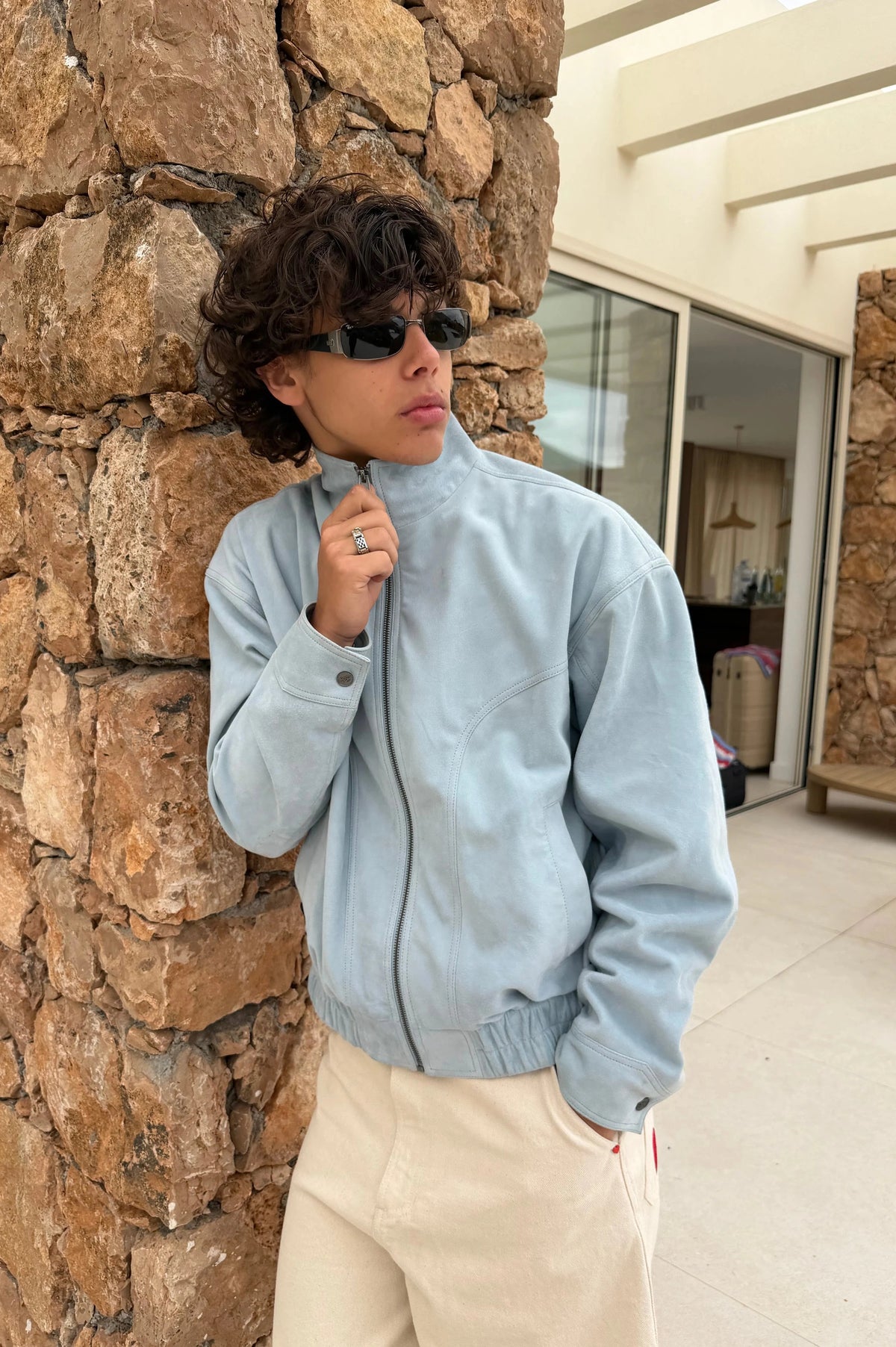 Dadi Genuine Suede Jacket