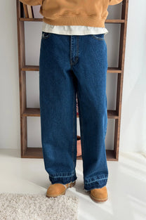 Old Baggy Jeans Stone Wash Indigo